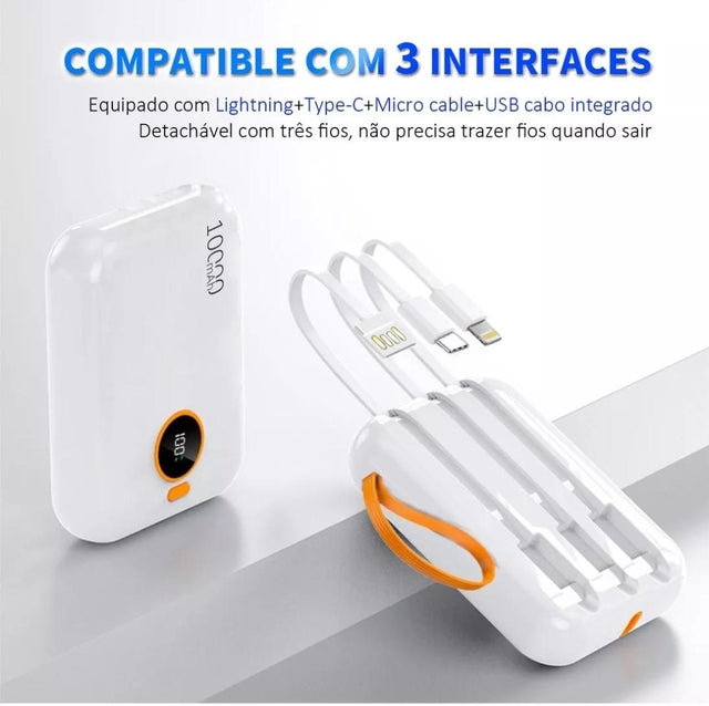 Power Bank SimplePlus 10000mAh - Charge Rapide, Ultra-Portable, Compatible Smartphones et Tablettes Electroshopdakar
