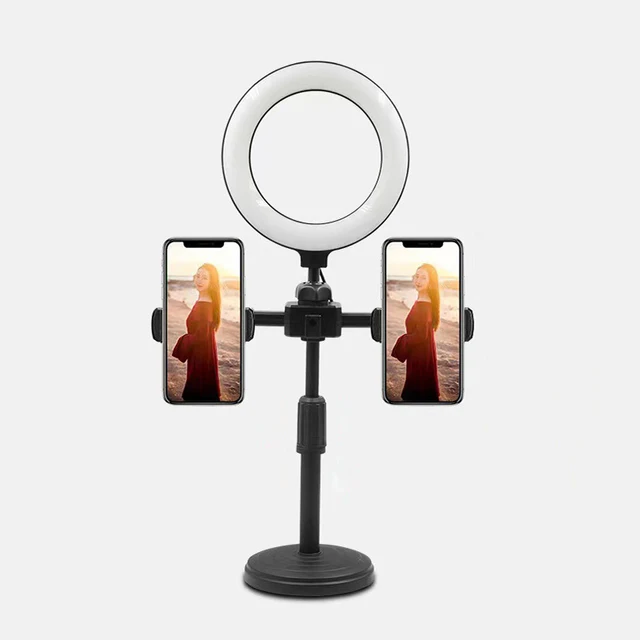 Lampe de maquillage LED Light Ring 16cm avec supports photo vidéo Electroshopdakar- Vente en ligne électronique