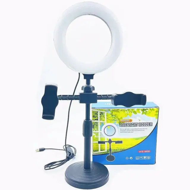 Lampe de maquillage LED Light Ring 16cm avec supports photo vidéo Electroshopdakar- Vente en ligne électronique