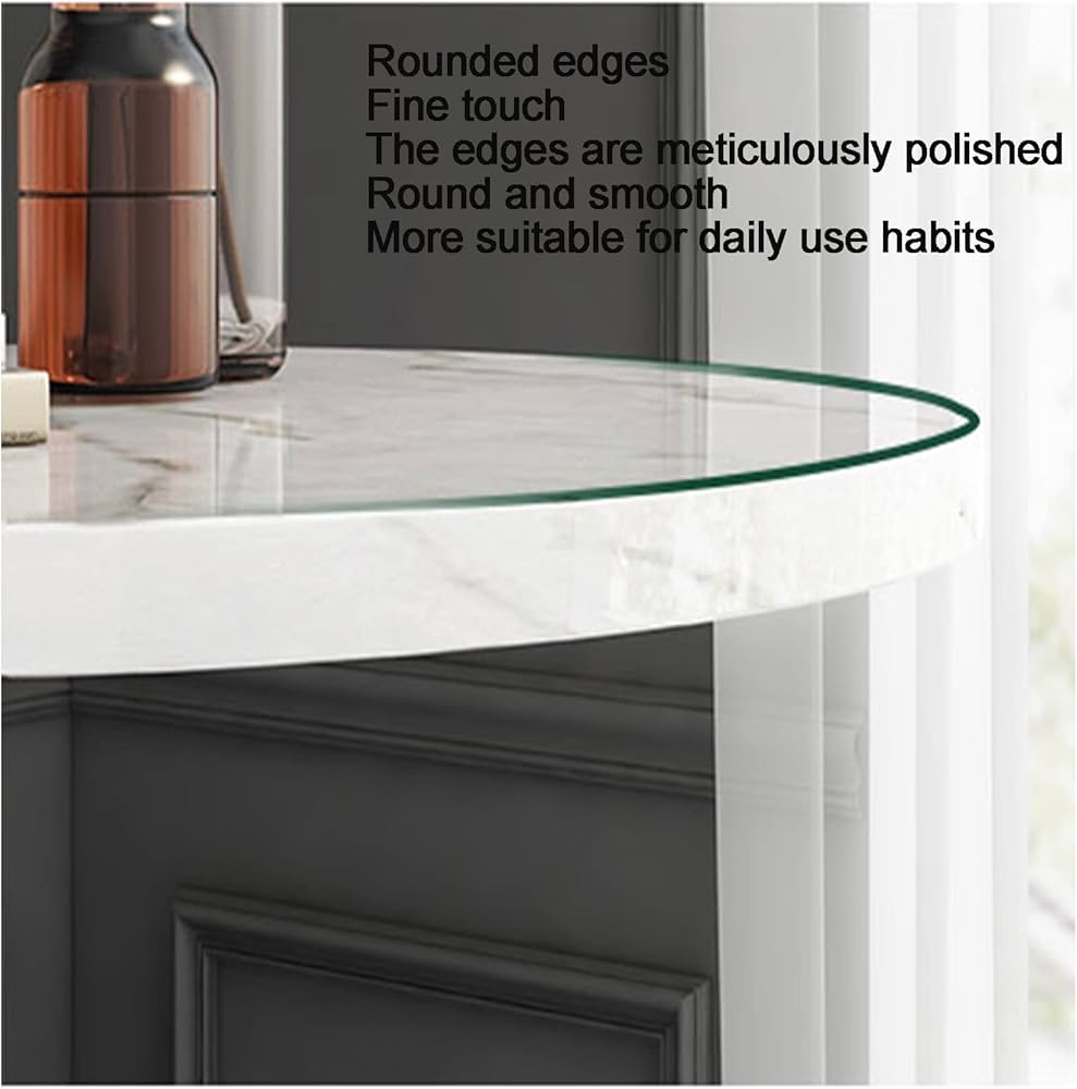 Table d’appoint ronde en marbre avec étagère inférieure et décoration moderne Electroshopdakar