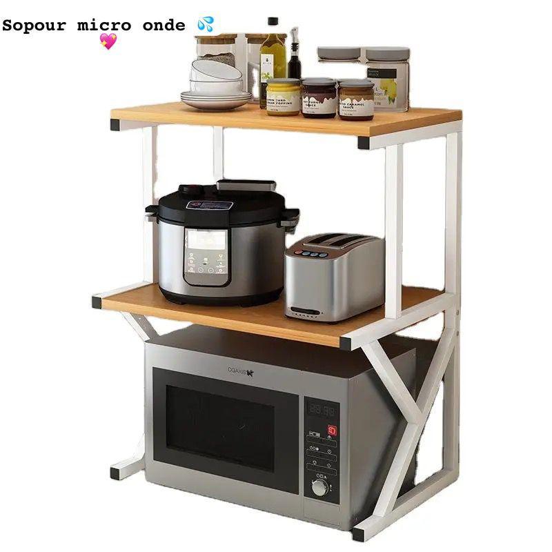 Étagère de Rangement Multifonction pour Cuisine - Support Micro-Ondes et Électroménagers Electroshopdakar