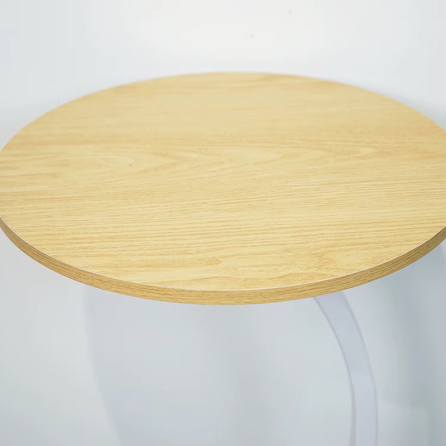 Table d'appoint design en bois avec pied courbé Electroshopdakar