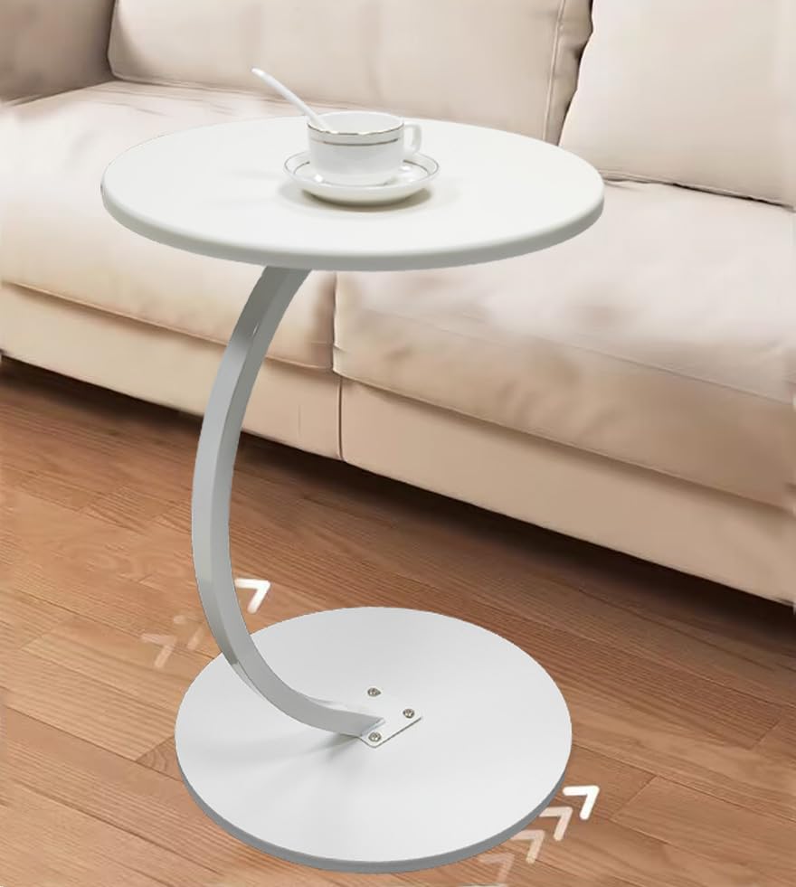 Table d'appoint design en bois avec pied courbé Electroshopdakar