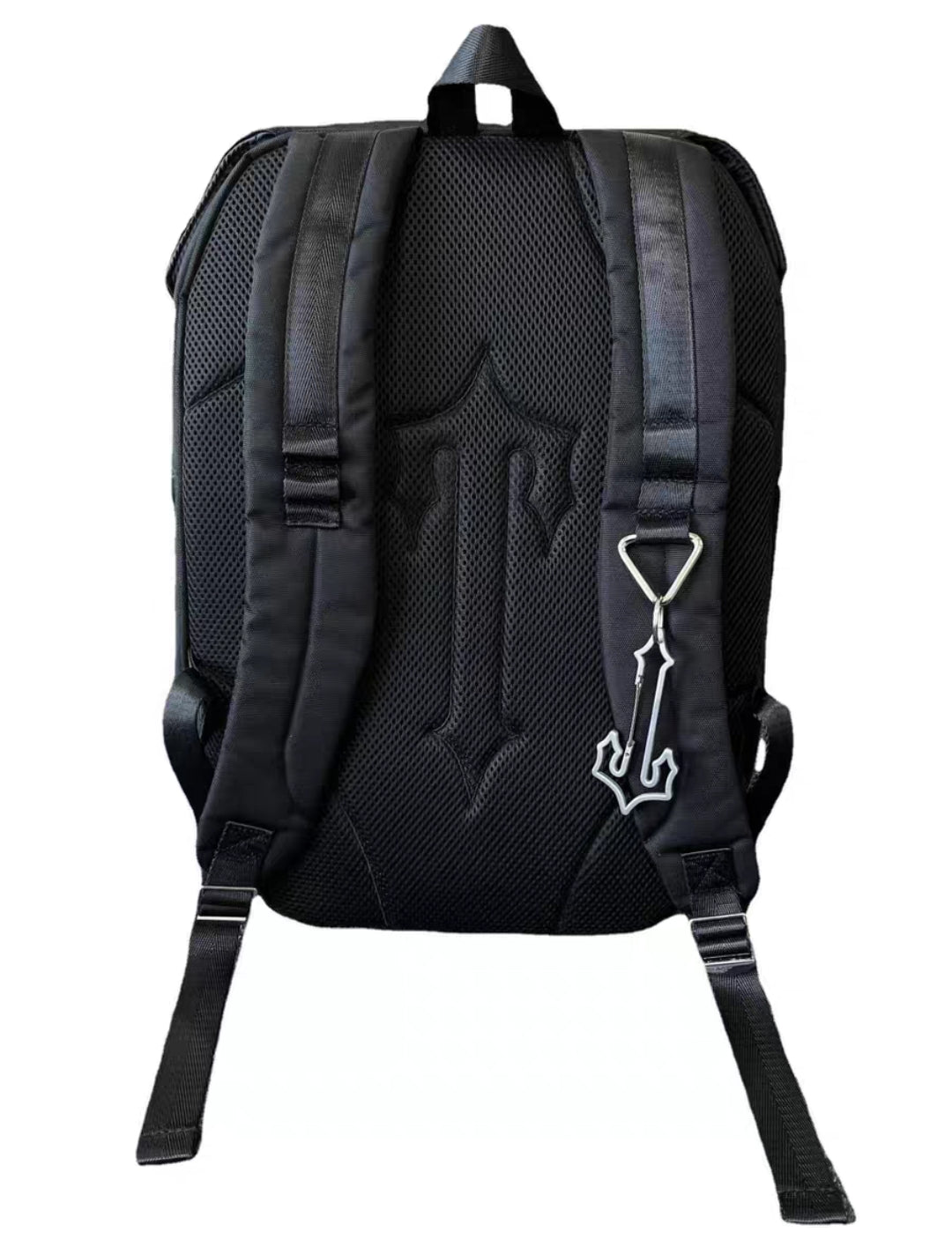 Sac à dos noir moderne avec décoration croisée en métal Electroshopdakar