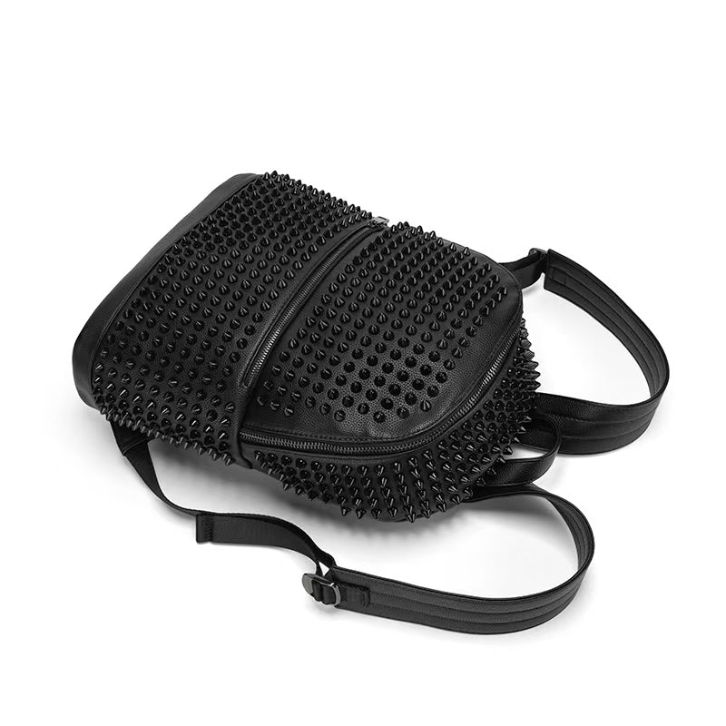 Sac à Dos Noir Clouté Stylé Electroshopdakar