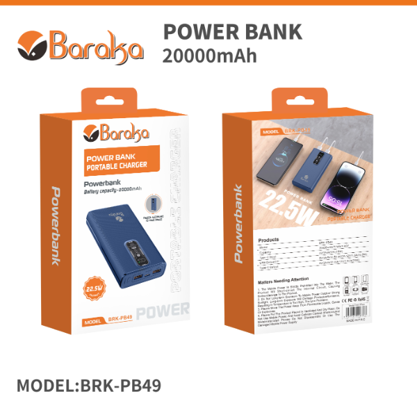 Baraka BRK-PB49 Noir (20000MAH) Electroshopdakar