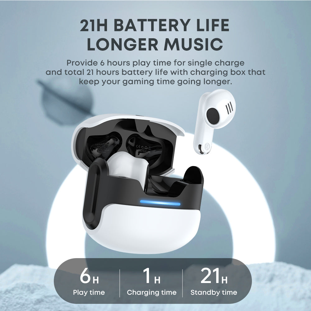 Écouteurs Bluetooth 5.3 Sans Fil LangsGenre Theta avec Réduction de Bruit – Son Haute Qualité Electroshopdakar