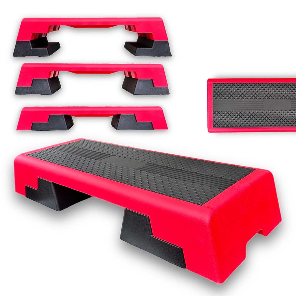 Step Fitness Réglable 3 Niveaux – Plateforme Antidérapante Electroshopdakar