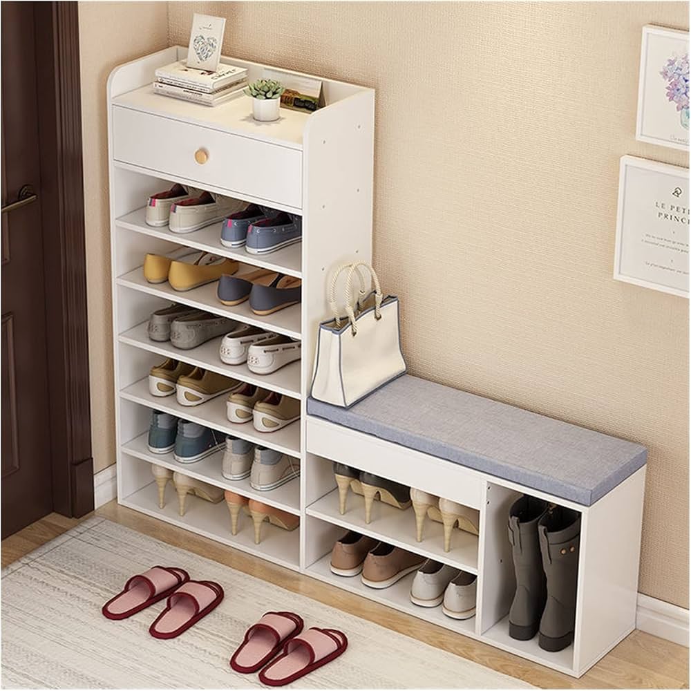 Meuble à chaussures avec banc et rangement intégré Electroshopdakar