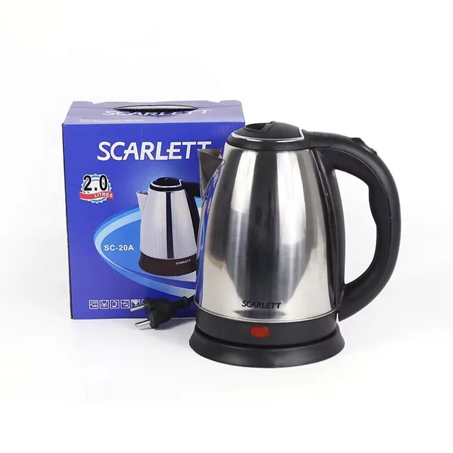 Scarlett Chauffe Eau Electrique en Inox - 220-240V - 50-60hz- 2000w Electroshopdakar- Vente en ligne électronique