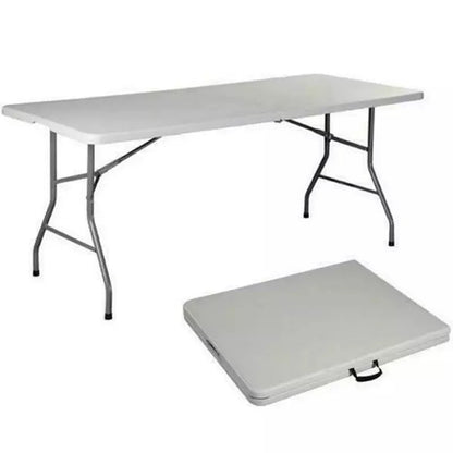 Table Pliante Rectangulaire 1m80 - Résistante et Polyvalente pour Intérieur/Extérieur Electroshopdakar