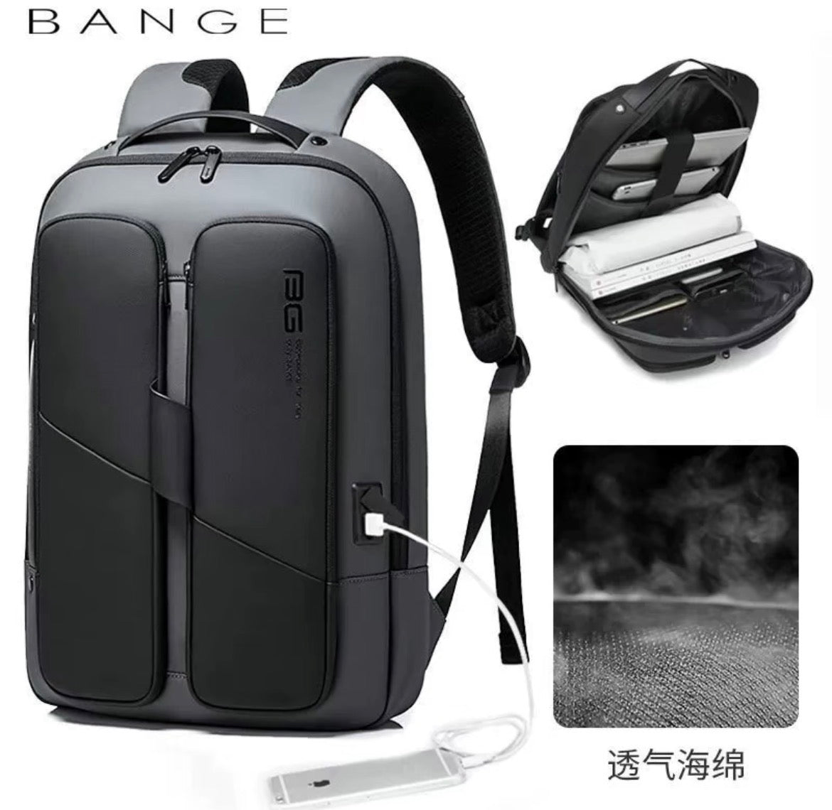 Sac à dos antivol pour ordinateur – Port USB Electroshopdakar