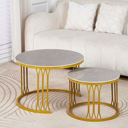 Table Basse Gigogne Moderne Effet Marbre Electroshopdakar