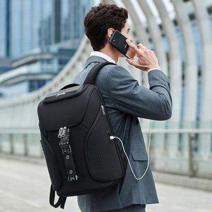 Sac à Dos Homme Professionnel 46 cm – Grand Format, Multifonction avec Port USB Electroshopdakar