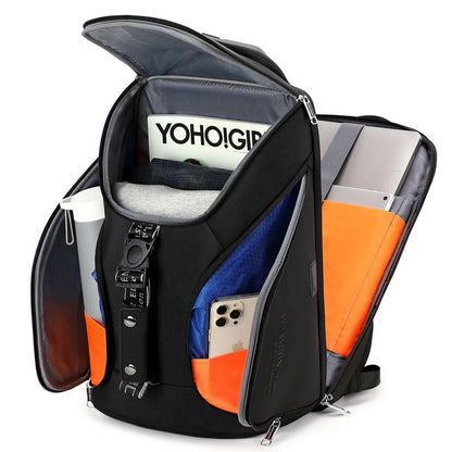 Sac à Dos Homme Professionnel 46 cm – Grand Format, Multifonction avec Port USB Electroshopdakar