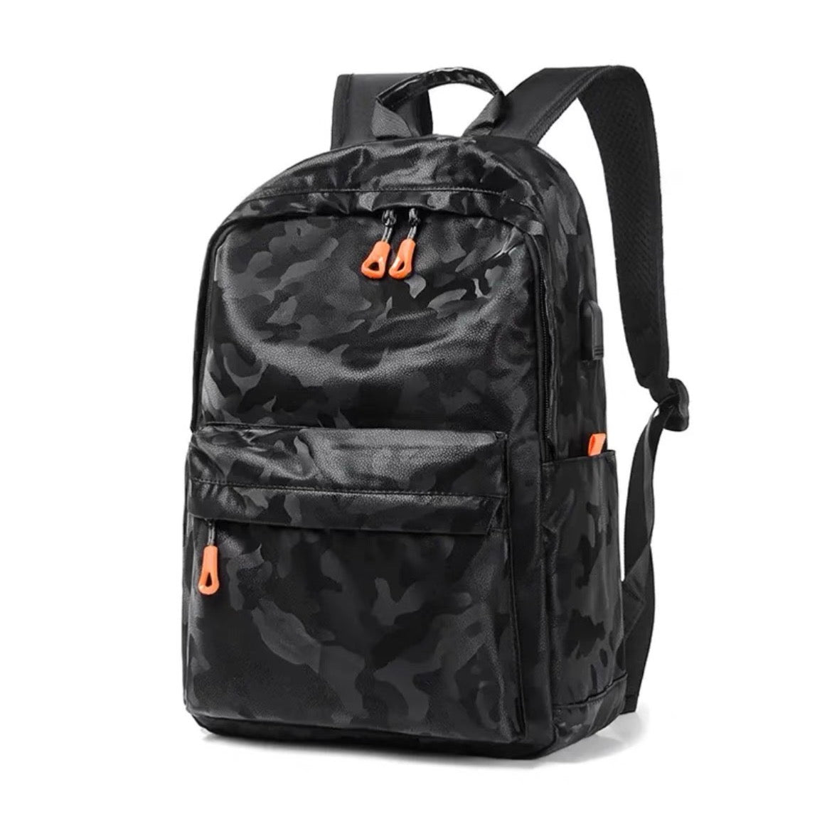 Sac à Dos Camouflage Noir – Grande Capacité avec Port USB Electroshopdakar