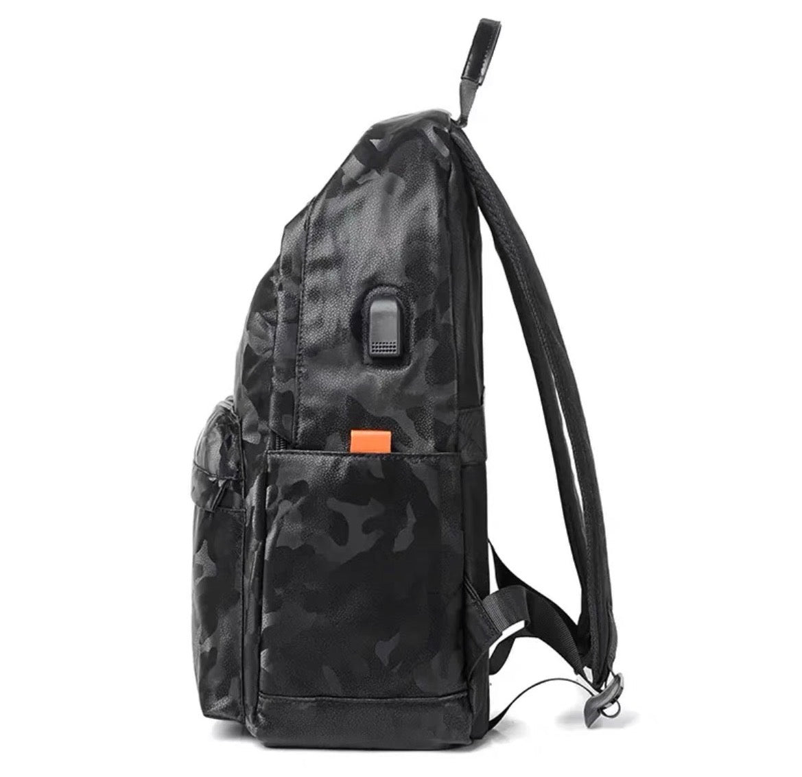 Sac à Dos Camouflage Noir – Grande Capacité avec Port USB Electroshopdakar