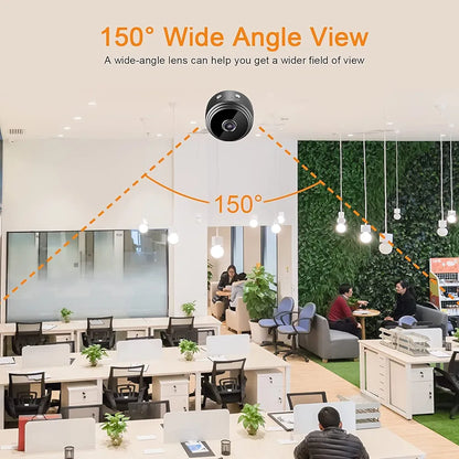 Mini Caméra de Sécurité WiFi HD – Vision Nocturne et Surveillance en Temps Réel Electroshopdakar