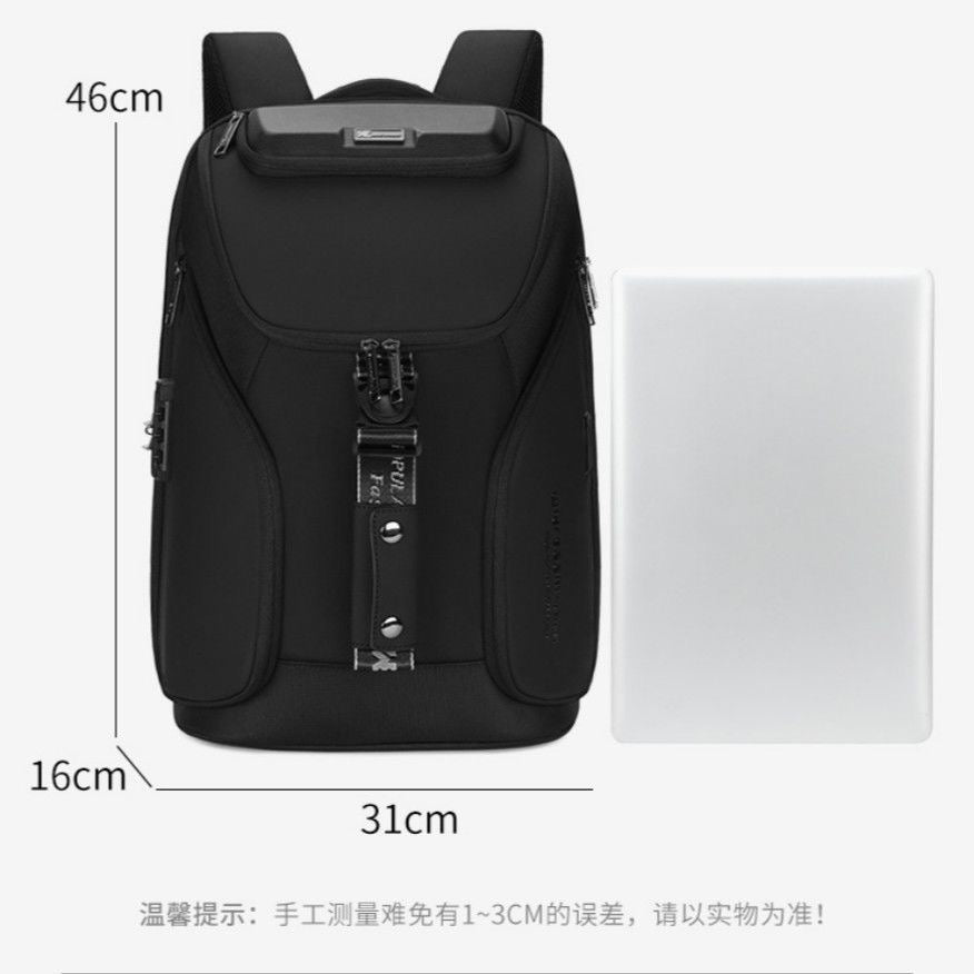 Sac à Dos Homme Professionnel 46 cm – Grand Format, Multifonction avec Port USB Electroshopdakar