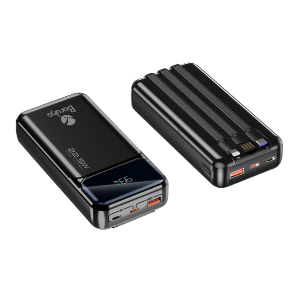 Power Bank Baraka 20000mAh 22.5W Ultra-rapide avec Écran LED - Charge Rapide USB et Type-C Electroshopdakar