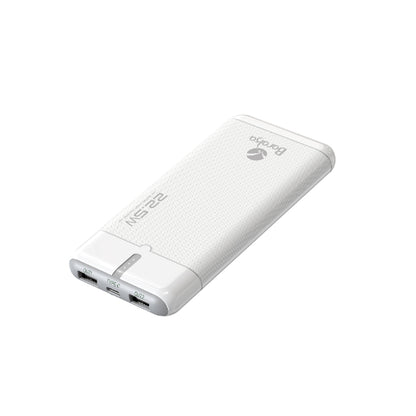 Power Bank Baraka 20000mAh 22.5W Blanc avec Port USB et Type-C - Charge Rapide Electroshopdakar