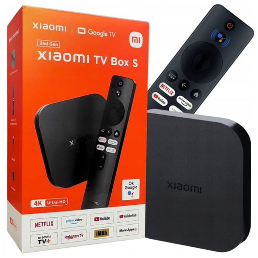 Xiaomi TV Box S 4K Ultra HD - 2e Génération avec Google TV Electroshopdakar