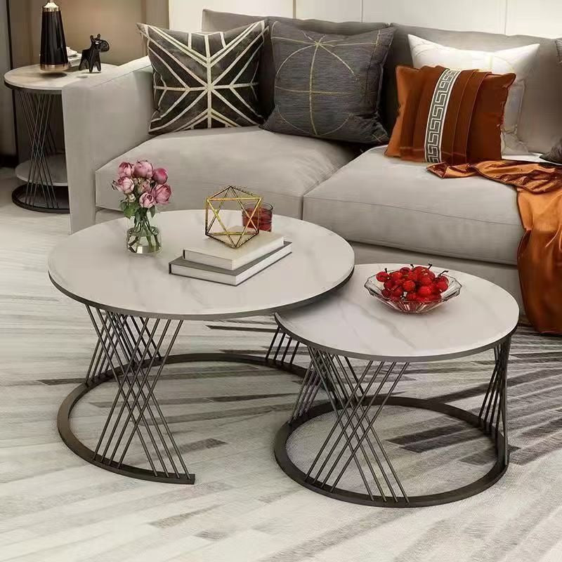 Table Basse Gigogne Moderne Effet Marbre Electroshopdakar