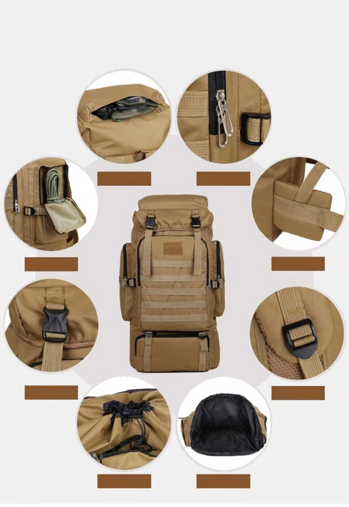 Sac à dos tactique multifonction – Grande capacité 🎒🔥 Electroshopdakar