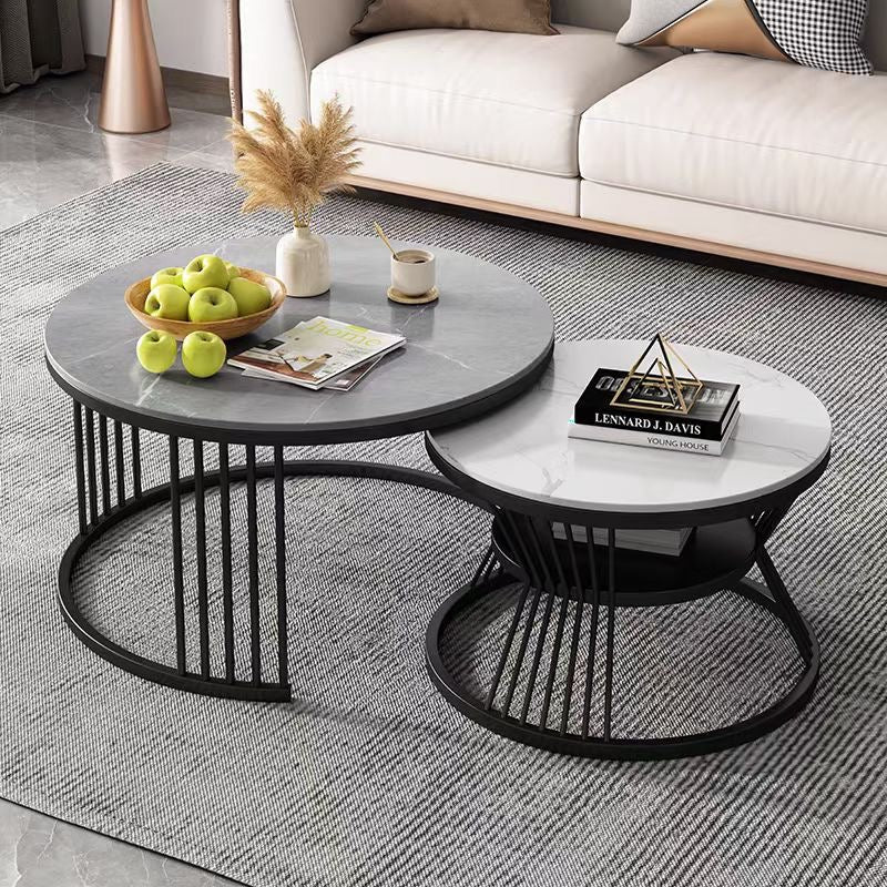 Table Basse Gigogne Moderne Effet Marbre Electroshopdakar