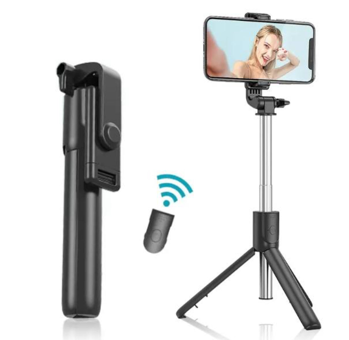 Perche à selfie trépied avec télécommande Bluetooth - Support portable pour smartphone, idéal photos et vidéos Electroshopdakar