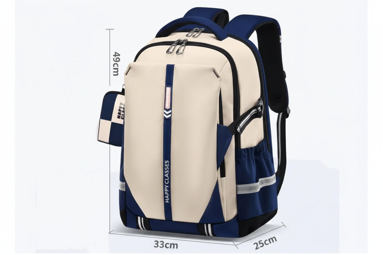 Sac à Dos Scolaire Grande Capacité – Étanche et Ergonomique 🎒✨ Electroshopdakar