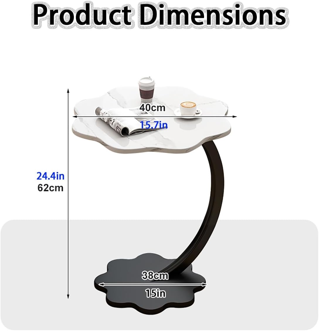 Table Basse Fleur Originale - Parfaite pour Salon ou Chambre, 62 cm de Hauteur Electroshopdakar