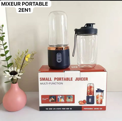 Mixeur Portable 2 en 1 - Blender et Gobelet de Voyage Multifonction Electroshopdakar