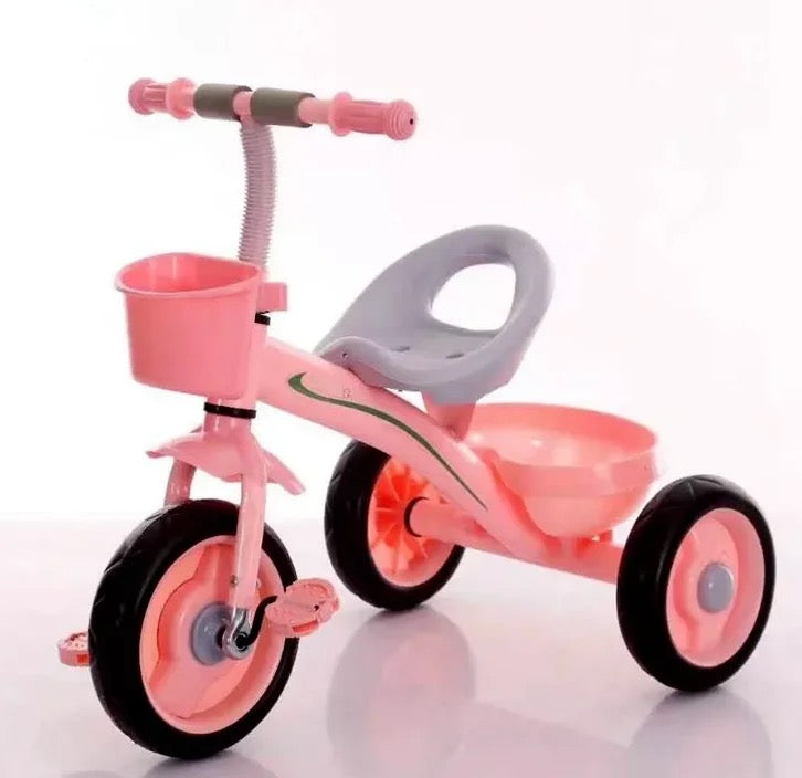 Tricycle pour enfant - Vélo 3 roues stable avec panier, siège ergonomique et design bleu Electroshopdakar