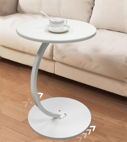 Table d'appoint design en bois avec pied courbé Electroshopdakar
