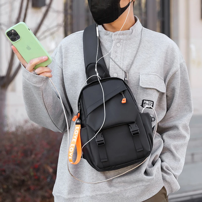 Sac Bandoulière Homme Antivol Étanche Grande Capacité Electroshopdakar