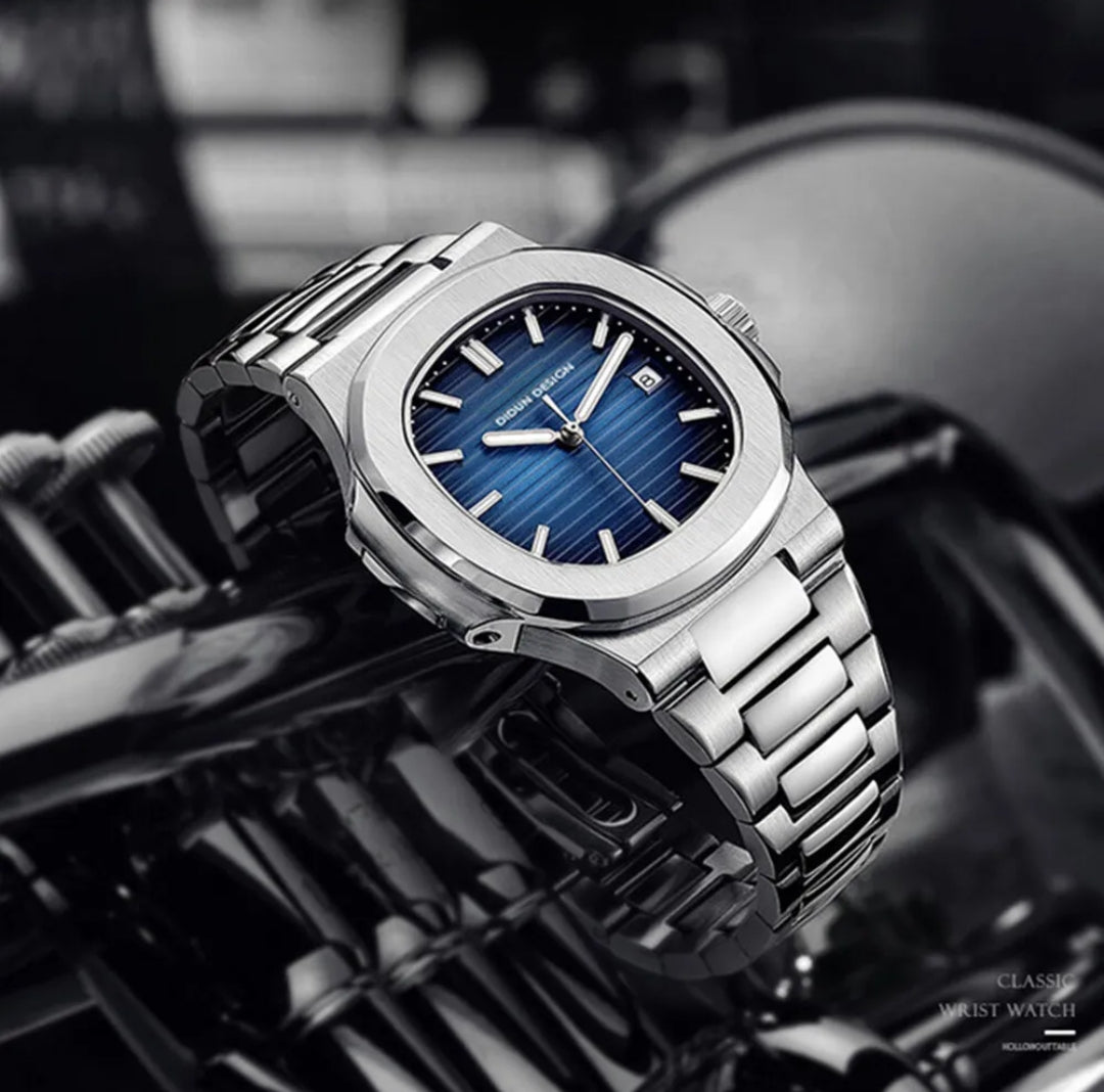 Montre homme POE Bleu - Acier inoxydable Electroshopdakar