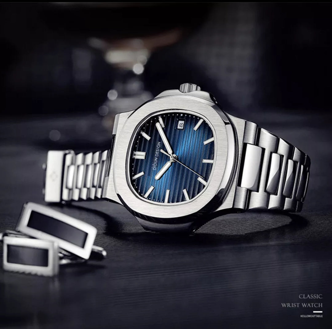 Montre homme POE Bleu - Acier inoxydable Electroshopdakar