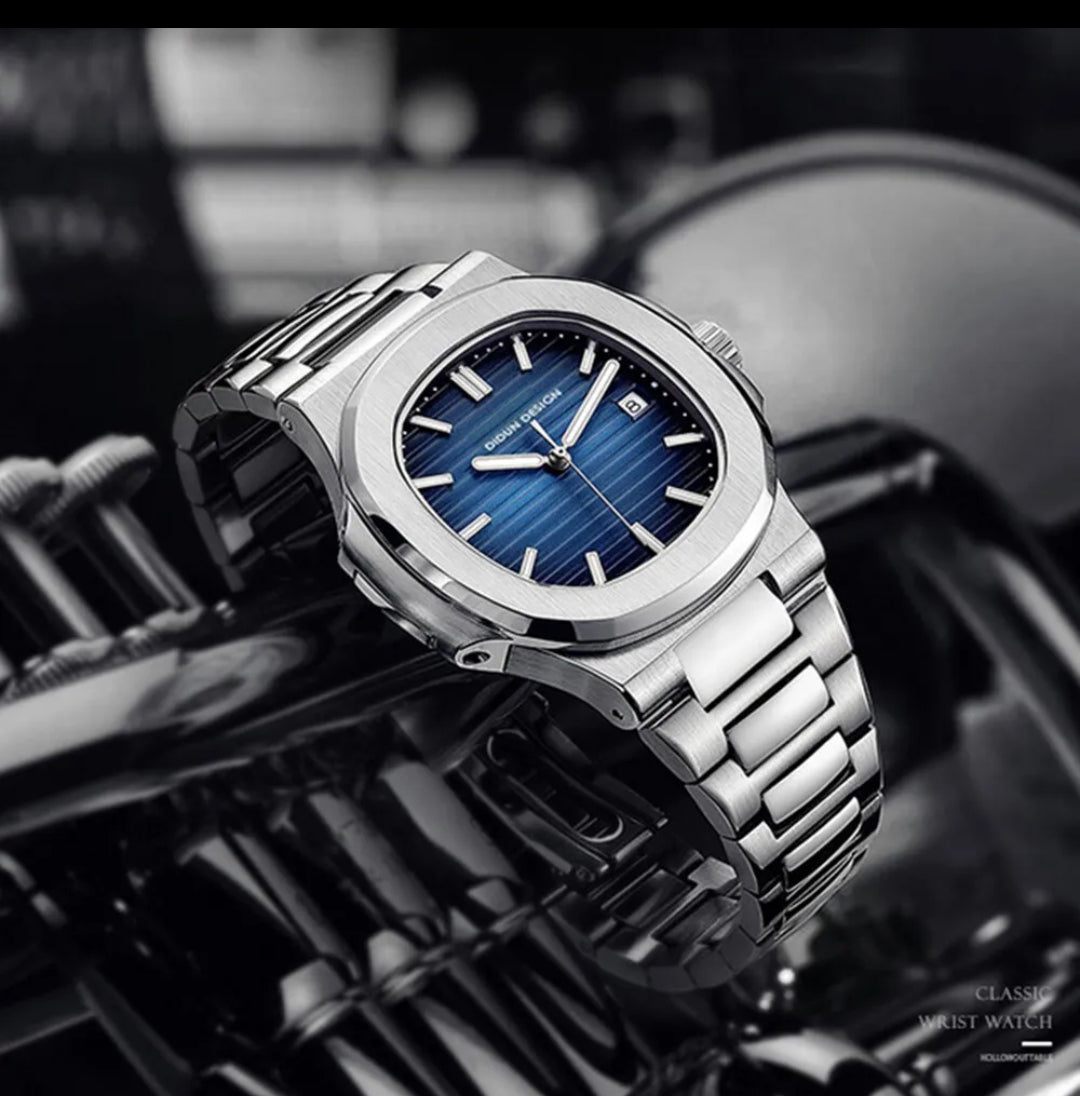 Montre homme POE Bleu - Acier inoxydable Electroshopdakar