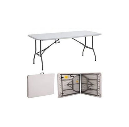 Table Pliante Rectangulaire 1m80 - Résistante et Polyvalente pour Intérieur/Extérieur Electroshopdakar