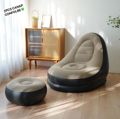 Canapé Gonflable 2PCS Ultra Confort | Salon & Détente Electroshopdakar