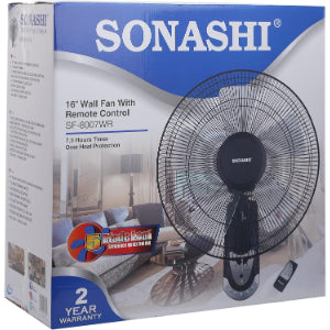 VENTILO MURALE SONASHI SF-8007WR Electroshopdakar