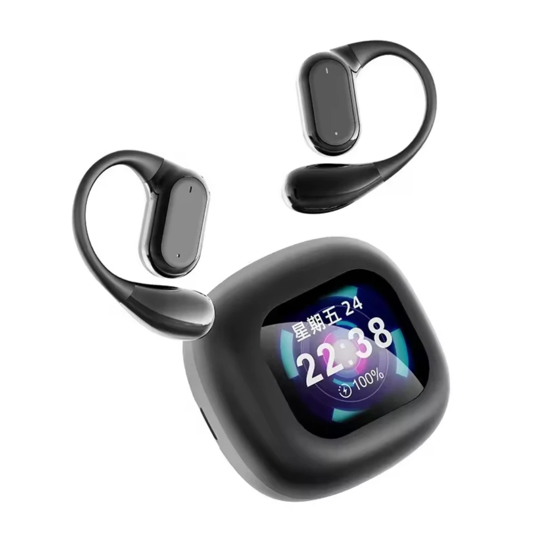Écouteurs Bluetooth Sport avec Écran LED – Confort & Affichage Intelligent Electroshopdakar