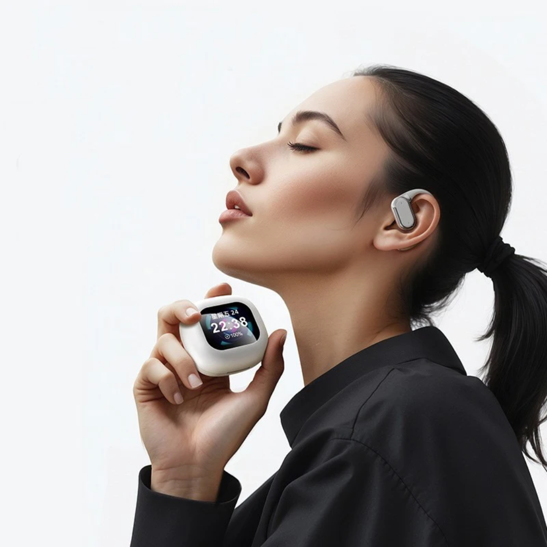 Écouteurs Bluetooth Sport avec Écran LED – Confort & Affichage Intelligent Electroshopdakar