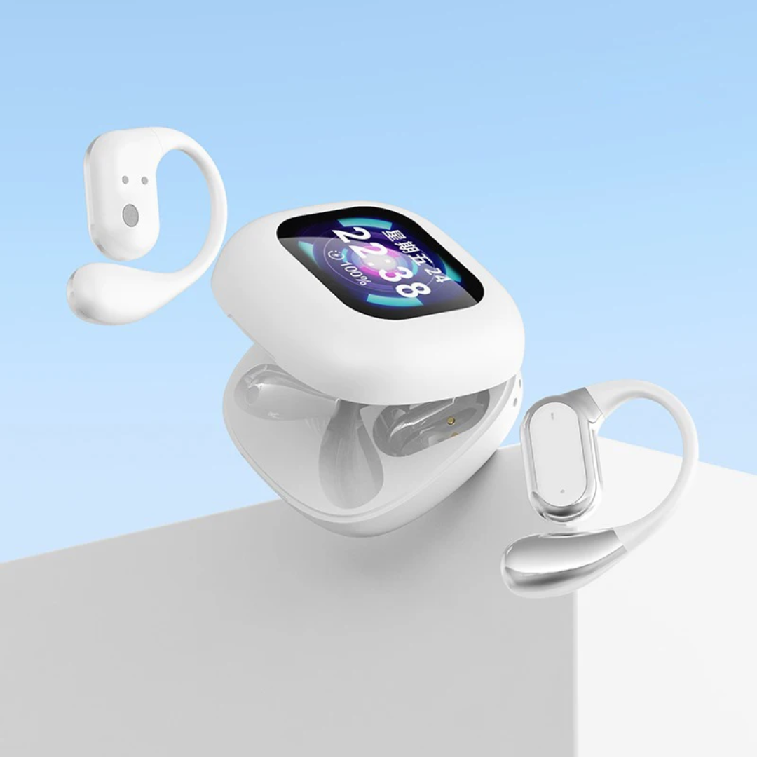Écouteurs Bluetooth Sport avec Écran LED – Confort & Affichage Intelligent Electroshopdakar