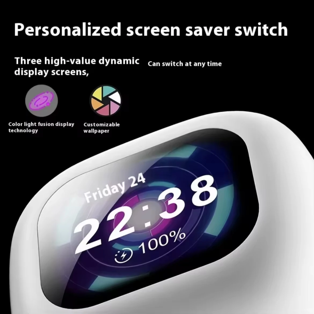 Écouteurs Bluetooth Sport avec Écran LED – Confort & Affichage Intelligent Electroshopdakar