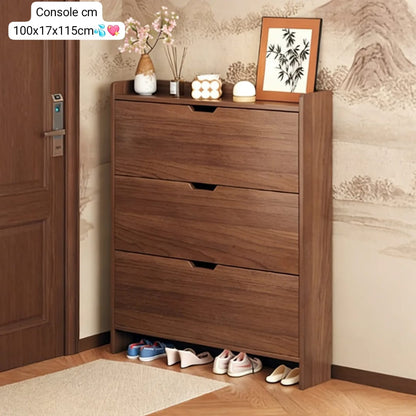 Meuble à chaussures en bois avec compartiments fermés Electroshopdakar