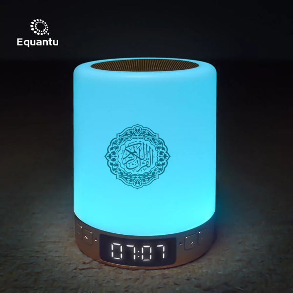 Enceinte Bluetooth Coranique avec Lumière Ambiance et Lecteurs Multiples Electroshopdakar