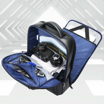 Sac À Dos Ordinateur Grande Capacité Imperméable Avec Port USB Et Type-C Protection Antichoc Et Anti-Chute Electroshopdakar