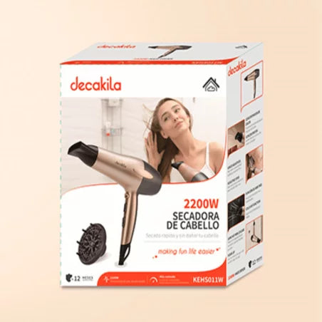 Sèche-cheveux DECAKILA KEHS011W 2 vitesses, 2200W Decakila Electroshopdakar- Vente en ligne électronique